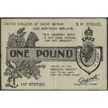 Magical Digest, a large format promotional note for Â£1 (2), ND (c.1950's), serial number S/R...