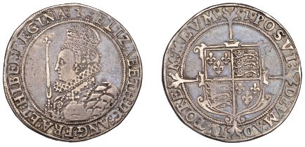 Elizabeth I (1558-1603), Seventh issue, Halfcrown, mm. 1, 14.89g/5h (N 2013; S 2583). Some l...