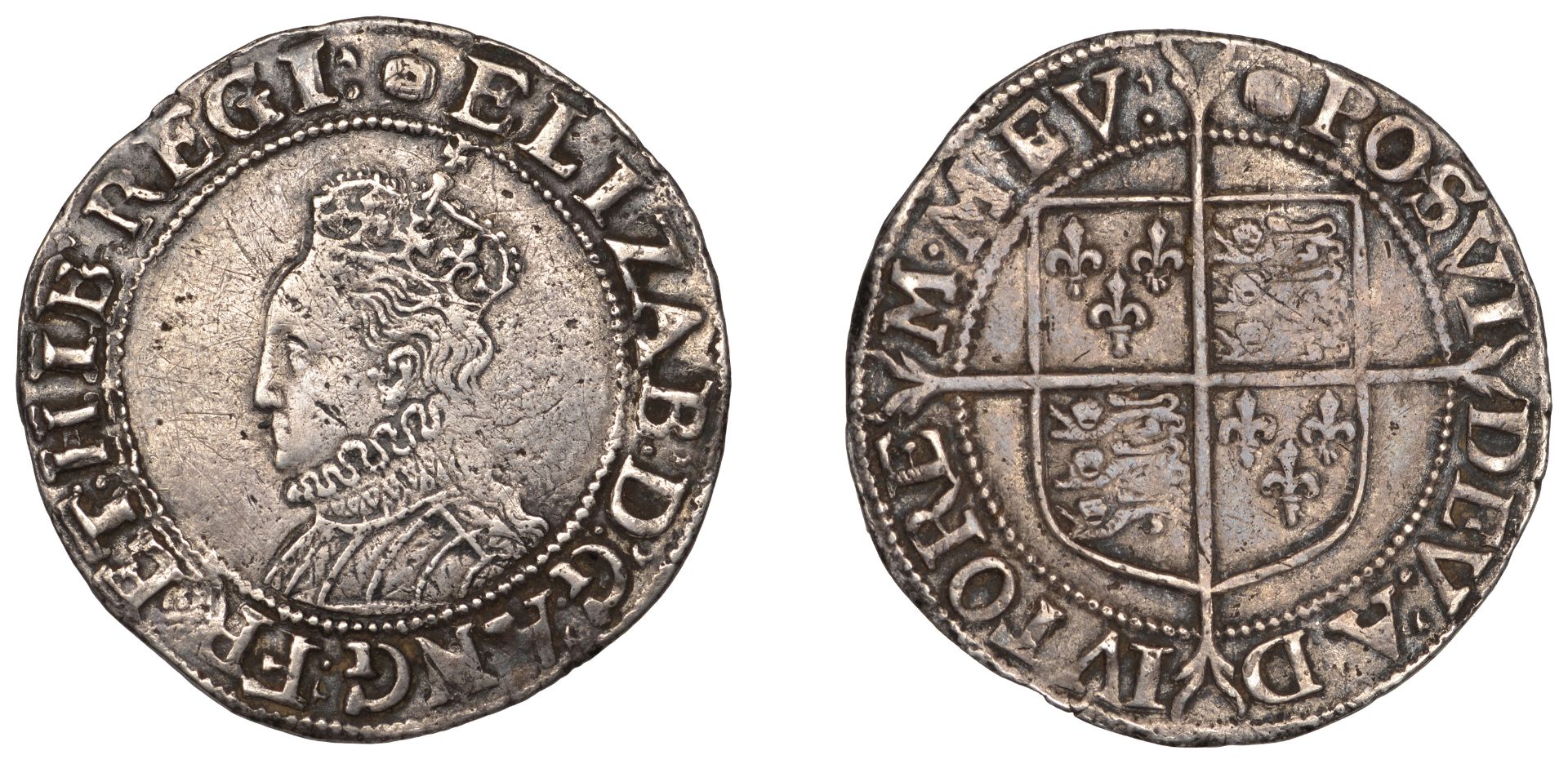 Elizabeth I (1558-1603), Sixth issue, Shilling, mm. tun, 6.07g/6h (N 2014; S 2577). A few sm...