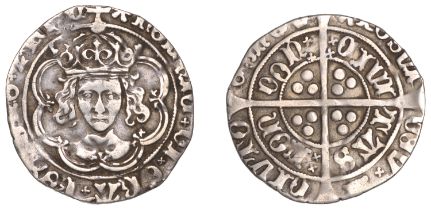 Henry VII (1485-1509), Facing Bust issue, Groat, class IIIc, mm. pansy, crown with inner arc...