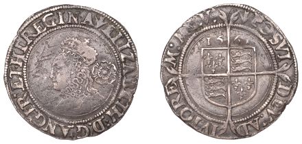 Elizabeth I (1558-1603), Third issue, Sixpence, 1561, mm. pheon, bust 1F, smaller flan, 2.97...