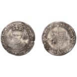 Edward VI (1547-1553), Third period, Fine issue, Sixpence, London, mm. tun, 3.17g/12h (N 193...