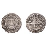 Henry VII (1485-1509), Facing Bust issue, Halfgroat, class IIIc, Canterbury, King and Abp Mo...