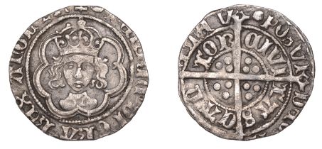 Henry VII (1485-1509), Facing Bust issue, Halfgroat, class IIIc, Canterbury, King and Abp Mo...