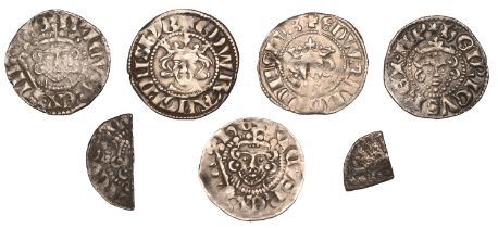 Henry III (1216-1272), Long Cross coinage, Pennies (2), class IIIab, London, Nicole, nicole...