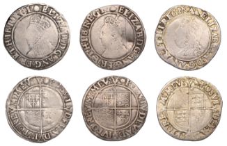 Elizabeth I (1558-1603), Second issue, Shilling, mm. martlet, bust 3C, 5.73g/11h (N 1985; S...