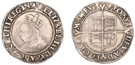 Elizabeth I (1558-1603), Second issue, Shilling, mm. cross-crosslet, bust 3C, 5.68g/9h (N 19...