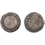 Elizabeth I (1558-1603), Second issue, Shilling, mm. martlet, bust 3C, 6.17g/11h (N 1985; S...