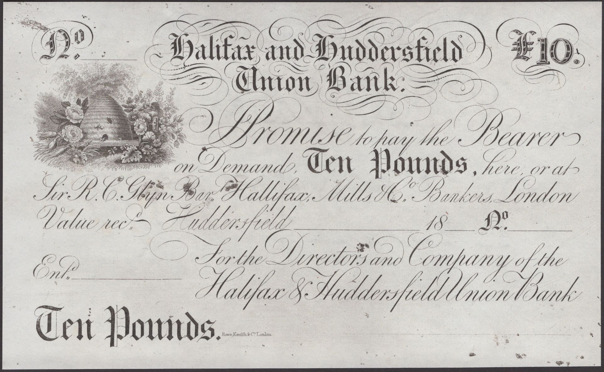 Halifax and Huddersfield Union Banking Co. Limited, for the Directors and Company of the Hal...