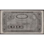 National Equitable Labour Exchange, unissued 10 Hours, 22 July 1833, no serial number or sig...