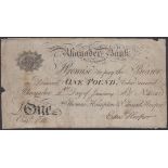 Rhayader Bank, for Thomas Hampton & Edward Hooper, Â£1, 10 January 1811, serial number a151,...