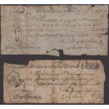 Huddersfield Commercial Bank, for Silvester Sikes & Co, 1 Guinea, 2 December 1799, serial nu...