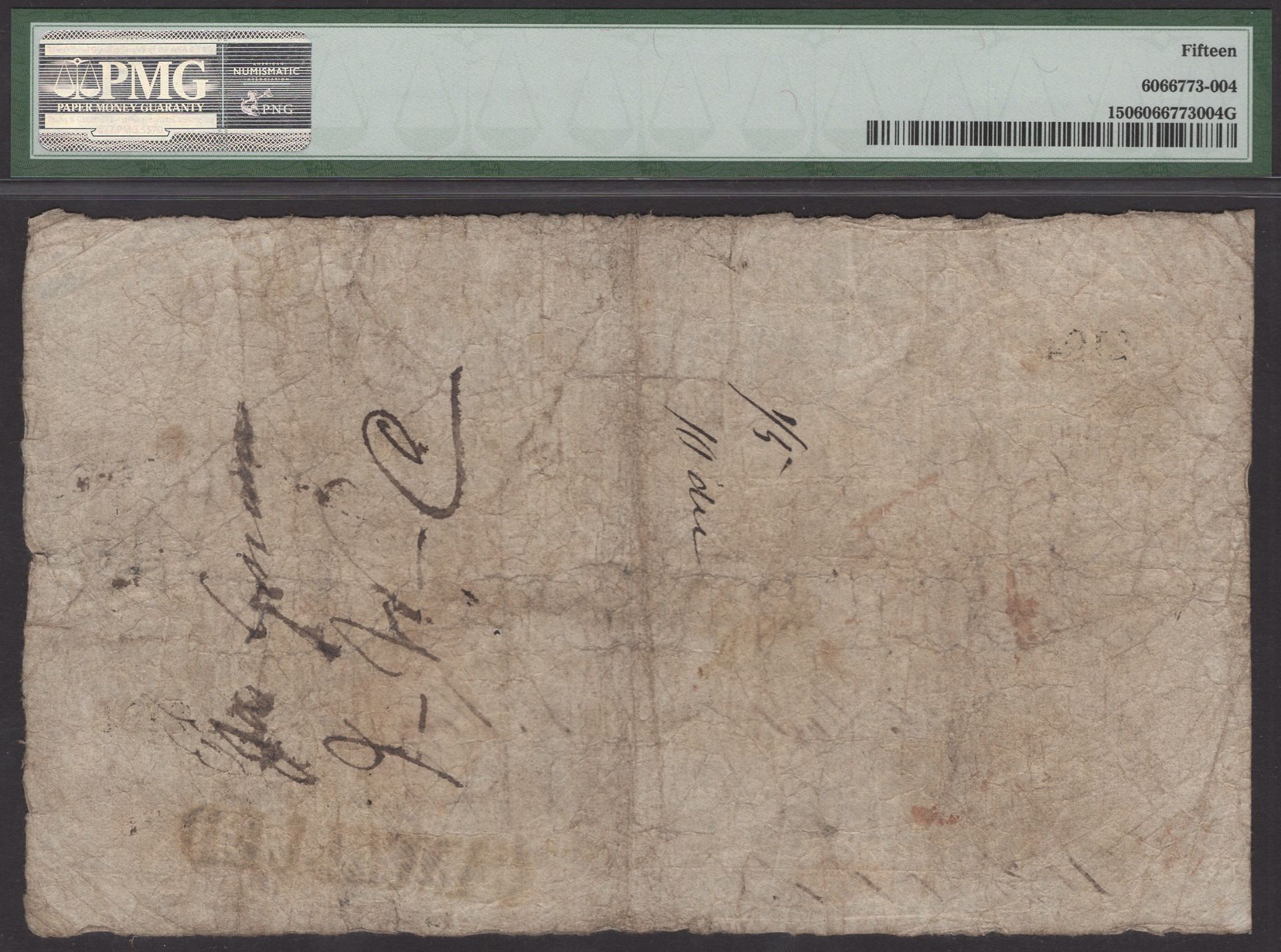 Tonbridge New Bank, for Thos, Mercer, Jn. Barlow & Co, Â£1, 24 April 1813, serial number 2174... - Bild 4 aus 4