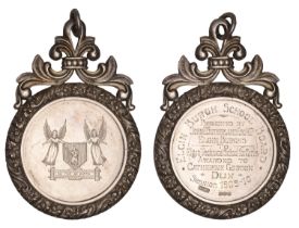Elgin Burgh School Board, Elgin Technical School for Girls. 1909, a silver award medal by W....
