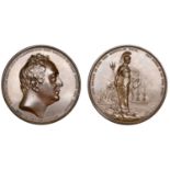 Duke of Clarence Appointed Lord High Admiral, 1827, a copper medal by J. Henning, bare head...