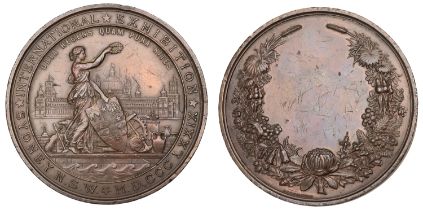 AUSTRALIA, International Exhibition, Sydney, 1879, a bronze award medal by J.S. & A.B. Wyon,...