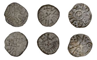 KINGS OF NORTHUMBRIA, Ã†thelred II, Styca, Monne, 0.92g/8h (N 188; S 868); together with othe...