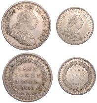 George III, Bank of England, Three Shillings, Eighteen Pence, both 1811 (S 3769, 3771) [2]....