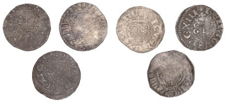 Henry III, Long Cross coinage, Pennies (6), various classes, from London (4), Lincoln and No...