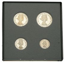Elizabeth II (1952-2022), Sterling issues, Proof Maundy set, 2001 (S MS2001) [4]. Brilliant,...