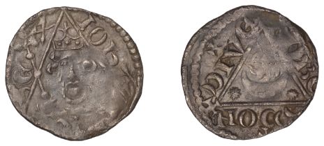 John (as King, 1199-1216), Third coinage, Penny, Dublin, Roberd, roberd oh dive, 1.36g/6h (S...