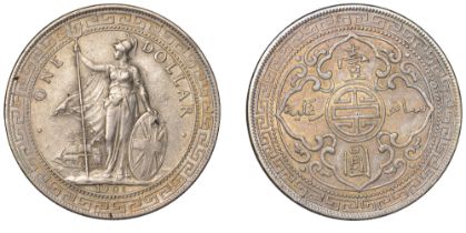 British Colonies, Trade Dollar, 1901b (Prid. 11; KM T5). Good very fine with some toning Â£1...