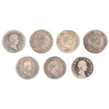 Napoleon I, Quarter-Francs (7), AN 12a, AN 12m, AN 13a (2), AN 13l, 1806a, 1806l (?) (Gad. 3...