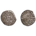 Edward III (1327-1377), Pre-Treaty period, Penny, series E, York [royal], quatrefoil after a...