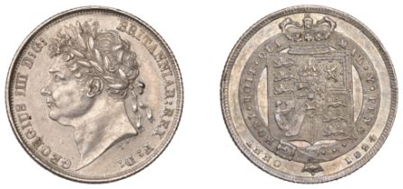 George IV (1820-1830), Shilling, 1824 (ESC 2400; S 3811). About extremely fine, toned Â£90-...
