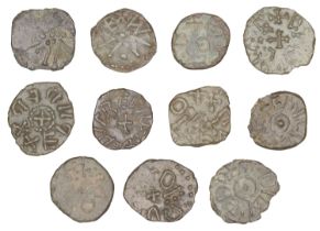 KINGS OF NORTHUMBRIA, Eanred to Ã†thelred II, Stycas (11), various moneyers [11]. Fair to goo...