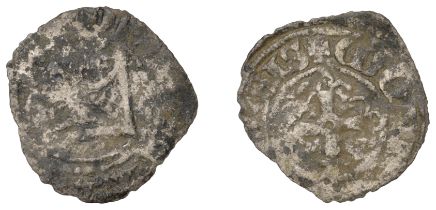 Anglo-Gallic, Edward III, Double tournois, Calais, [â€“]d[â€“â€“â€“â€“]a : a[â€“â€“â€“â€“], rex acro