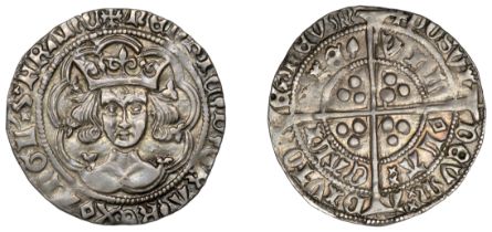 Henry VI (First reign, 1422-1461), Pinecone-Mascle issue, Groat, Calais, mm. crosses IIIa/V,...