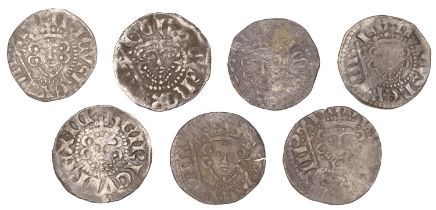 Henry III, Long Cross coinage, Pennies (7), various classes, from London (4) and Canterbury...