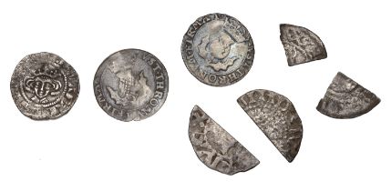 Edward I, Halfpenny, Berwick, class IIIb, Roman n, 0.67g/11h (N 1087; S 1438); together with...