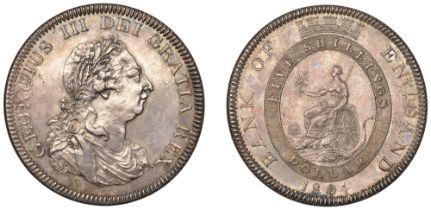 George III (1760-1820), Bank of England, Dollar, 1804, types A/2 (ESC 1925; S 3768). A few s...