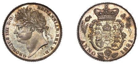 George IV (1820-1830), Sixpence, 1821 (ESC 2421; S 3813). Good extremely fine and attractive...