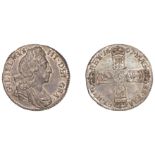 William III (1694-1702), Sixpence, 1697, third bust, large crowns, later harp (ESC 1233; S 3...