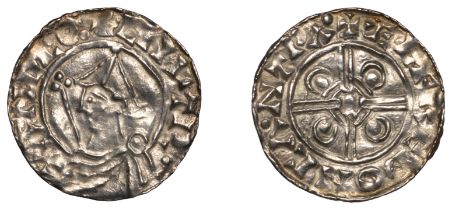 Cnut (1016-1035), Penny, Pointed Helmet type, Canterbury, Ã†lfred, Ã¦lfred on cantpa, 0.92g/9h...