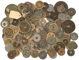 China, Miscellaneous cash coins (172), various types [172]. Varied state Â£200-Â£300