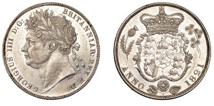 George IV (1820-1830), Halfcrown, 1821 (ESC 2360; S 3807). Of bright appearance, nearly extr...