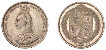 Victoria (1837-1901), Shilling, 1887, Jubilee head (ESC 3137; S 3926). Light bagmarks, other...