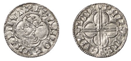 Cnut (1016-1035), Penny, Quatrefoil type, London, Wulfwine, pvlfpome: on lvnd, struck from l...