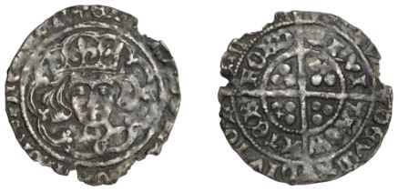 Edward IV, Light Cross and Pellets coinage, Groat, Waterford, mm. pierced cross, g on breast...