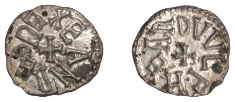 Kings of Northumbria, Eanred (810-41), Phase I, base Sceatta, Wulfheard, eanred rex around c...