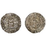 Henry VI (First reign, 1422-1461), Trefoil issue, Groat, class A, London, mm. cross IIIb on...