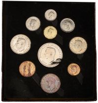 George VI (1936-1952), Proof set, 1951, comprising Crown to Farthing [10]. Brilliant; in mar...