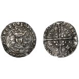 Henry VI (First reign, 1422-1461), Trefoil issue, Groat, class B/C mule, London, mm. cross I...