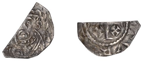 Henry II (1154-1189), Cross-and-Crosslets (Tealby) coinage, cut Halfpenny, class F2, uncerta...