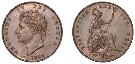 George IV (1820-1830), Halfpenny, 1826, rev. A (BMC 1433; S 3824). Extremely fine, some orig...