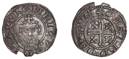 Henry II (1154-1189), Short Cross coinage, Penny, class Ia5, York, Gerard, gerard . on . eve...